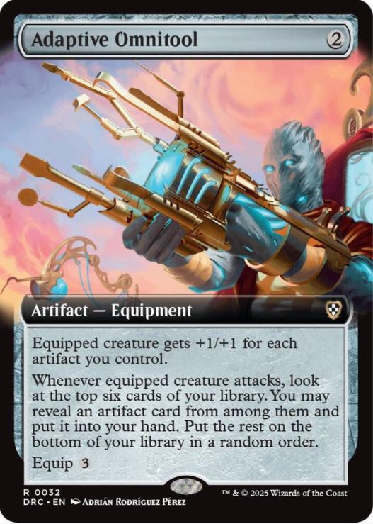 Adaptive Omnitool (Extended Art) - Commander: Aetherdrift (DRC) - NM