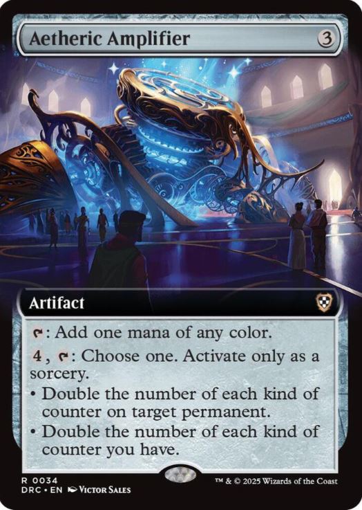 Aetheric Amplifier (Extended Art) - Commander: Aetherdrift (DRC) - NM