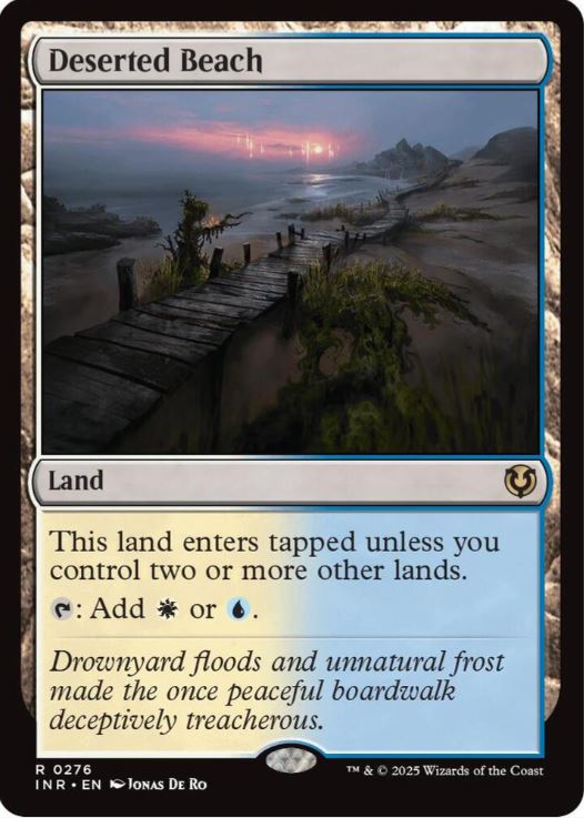 Foil Deserted Beach - Innistrad Remastered (INR) - NM