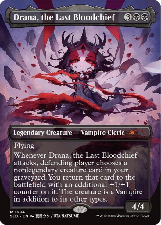 Drana, the Last Bloodchief (Rainbow Foil) - Secret Lair Drop Series (SLD) - NM