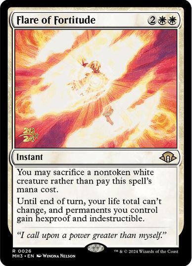 Foil Flare of Fortitude - Prerelease Cards (PRE) - LP