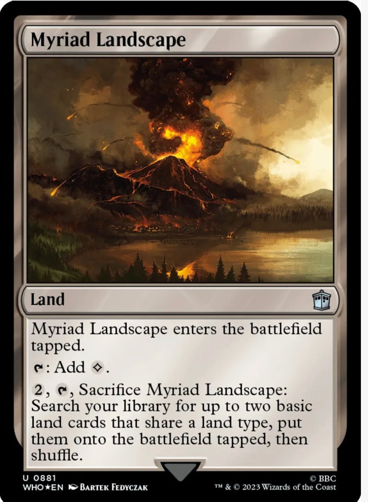 Myriad Landscape (Surge Foil) - Universes Beyond: Doctor Who (WHO)