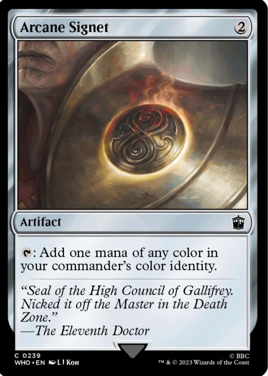 Arkanes Foliensiegel – Universes Beyond: Doctor Who (WHO)