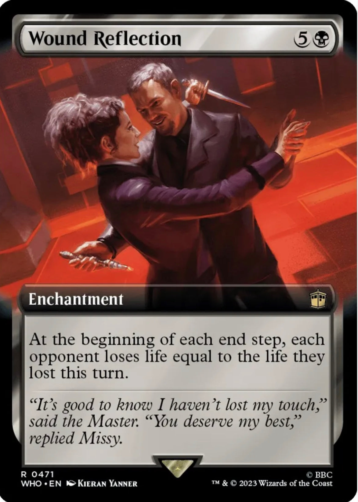 Foil Wound Reflection (Extended Art) - Universes Beyond: Doctor Who (WHO)