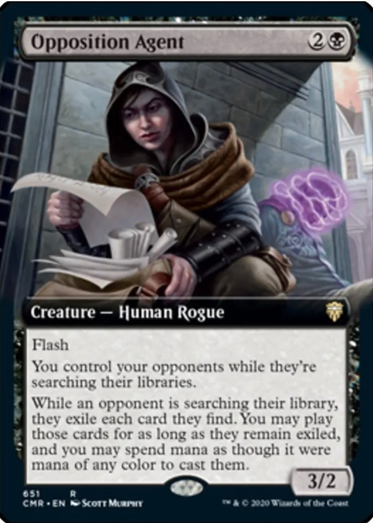 Opposition Agent (Extended Art) - Commander Legends (CMR) - NM