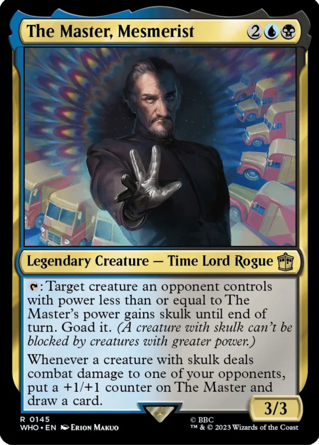 Foil The Master, Mesmerist - Universes Beyond: Doctor Who (WHO)