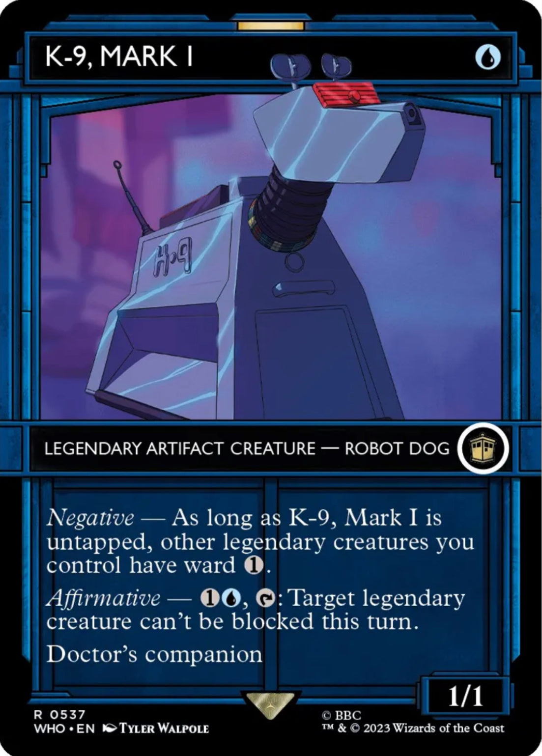 Foil K-9, Mark I (Showcase) - Universes Beyond: Doctor Who (WHO)