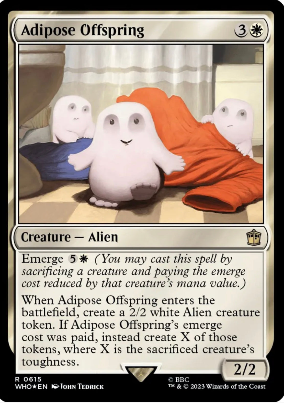 Adipose Offspring (Surge Foil) - Universes Beyond: Doctor Who (WHO)