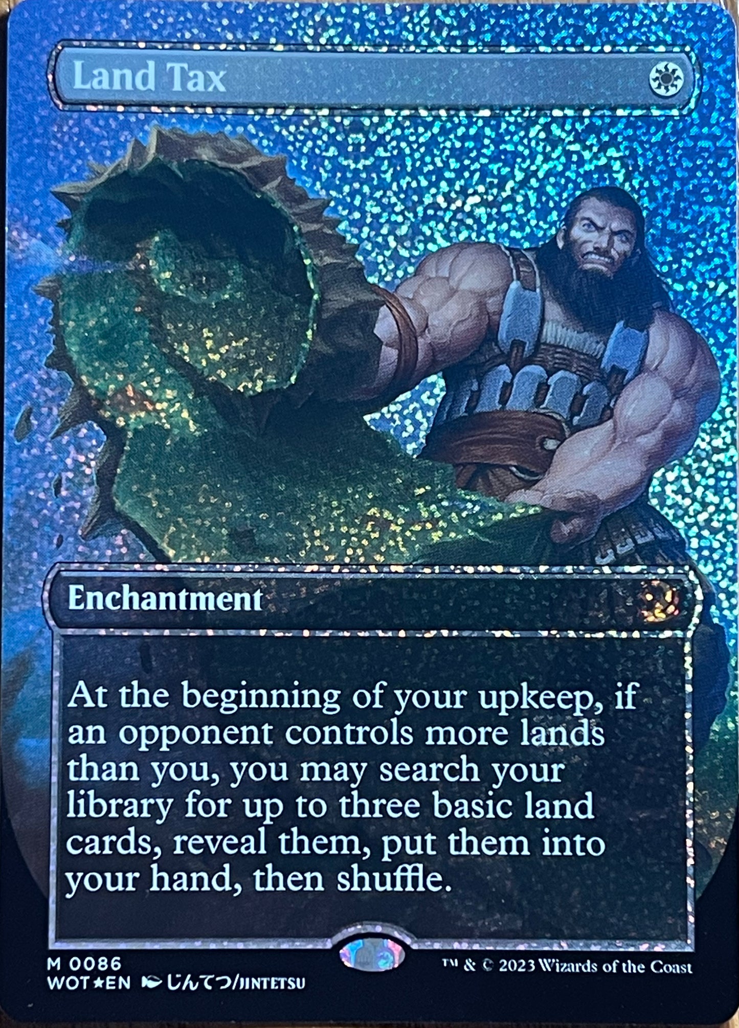 Grundsteuer (Anime Borderless) (Konfettifolie) – Wilds of Eldraine: Enchanting Tales (WOT) – NM
