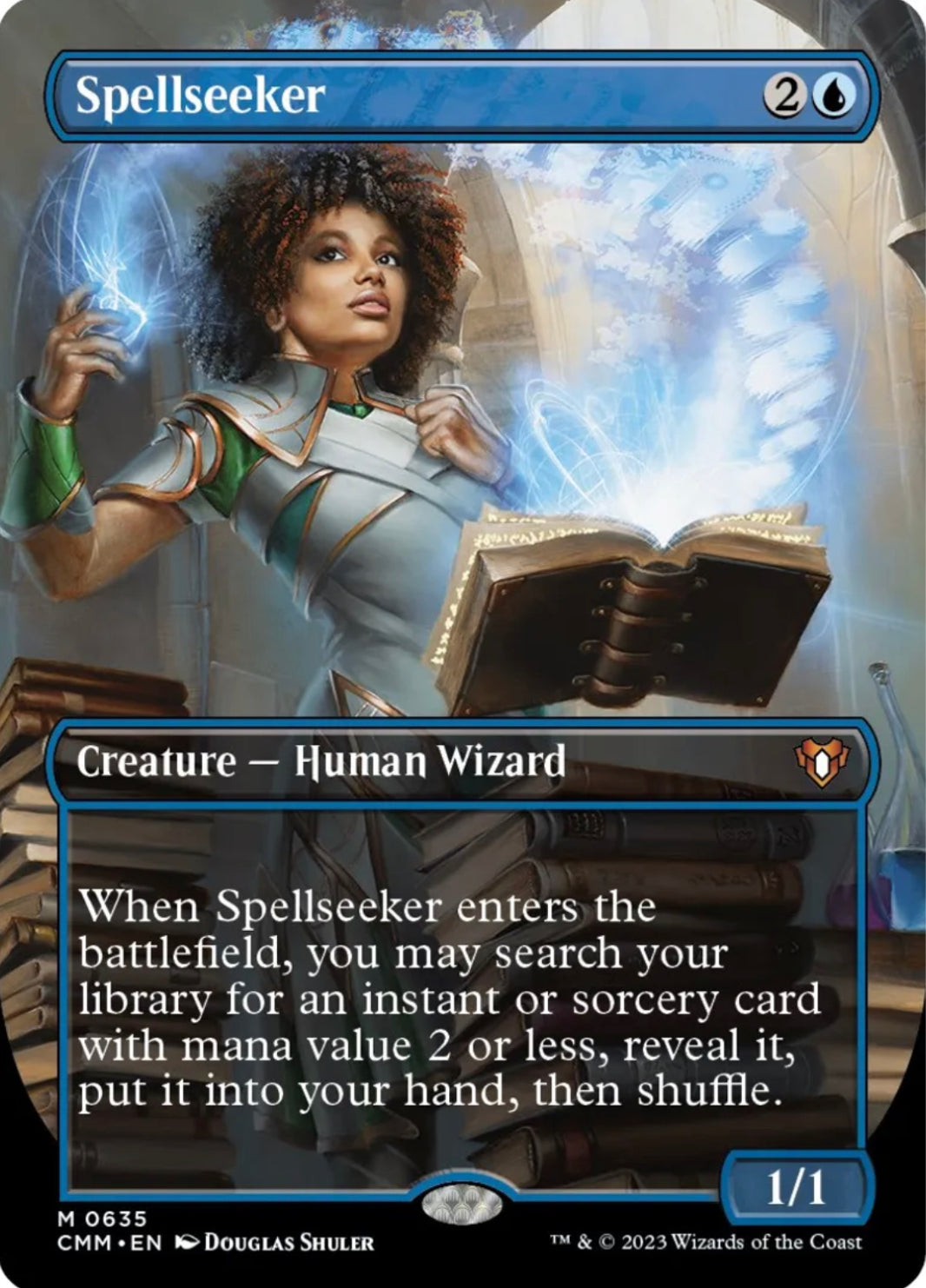 Spellseeker (Borderless) - Commander Masters (CMM) - NM
