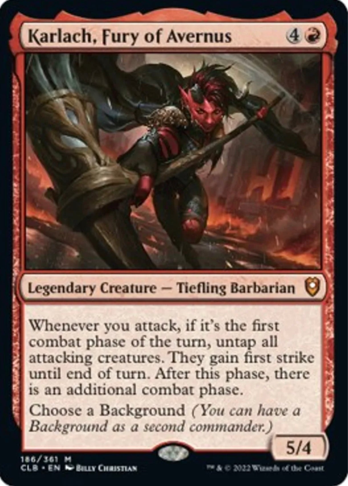Karlach, Fury of Avernus - Commander Legends: Battle for Baldur's Gate (CLB) - NM