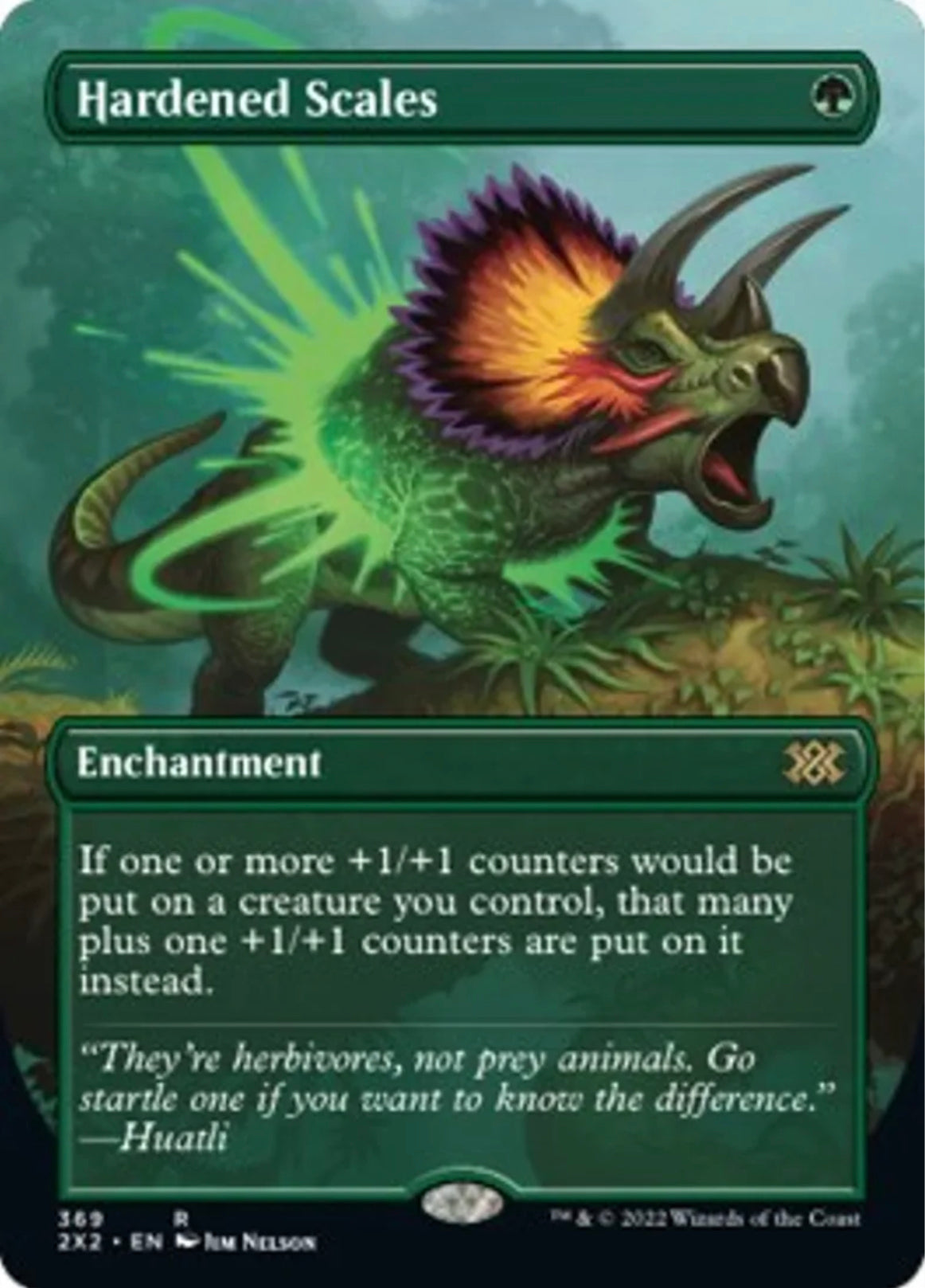 Hardened Scales (Borderless) - Double Masters 2022 (2X2) - NM