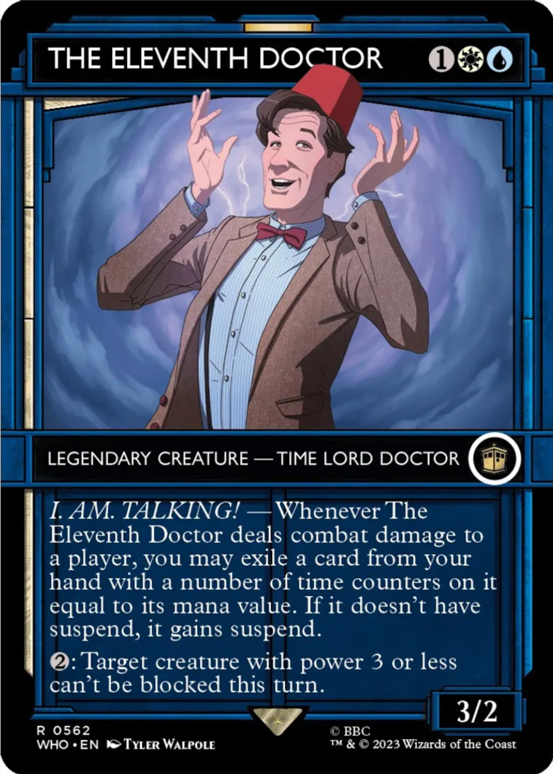 The Eleventh Doctor (Showcase) - Universes Beyond: Doctor Who (WHO)