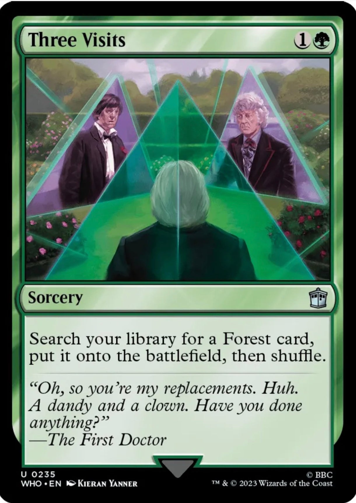 Foil Three Visits - Universes Beyond: Doctor Who (WHO)