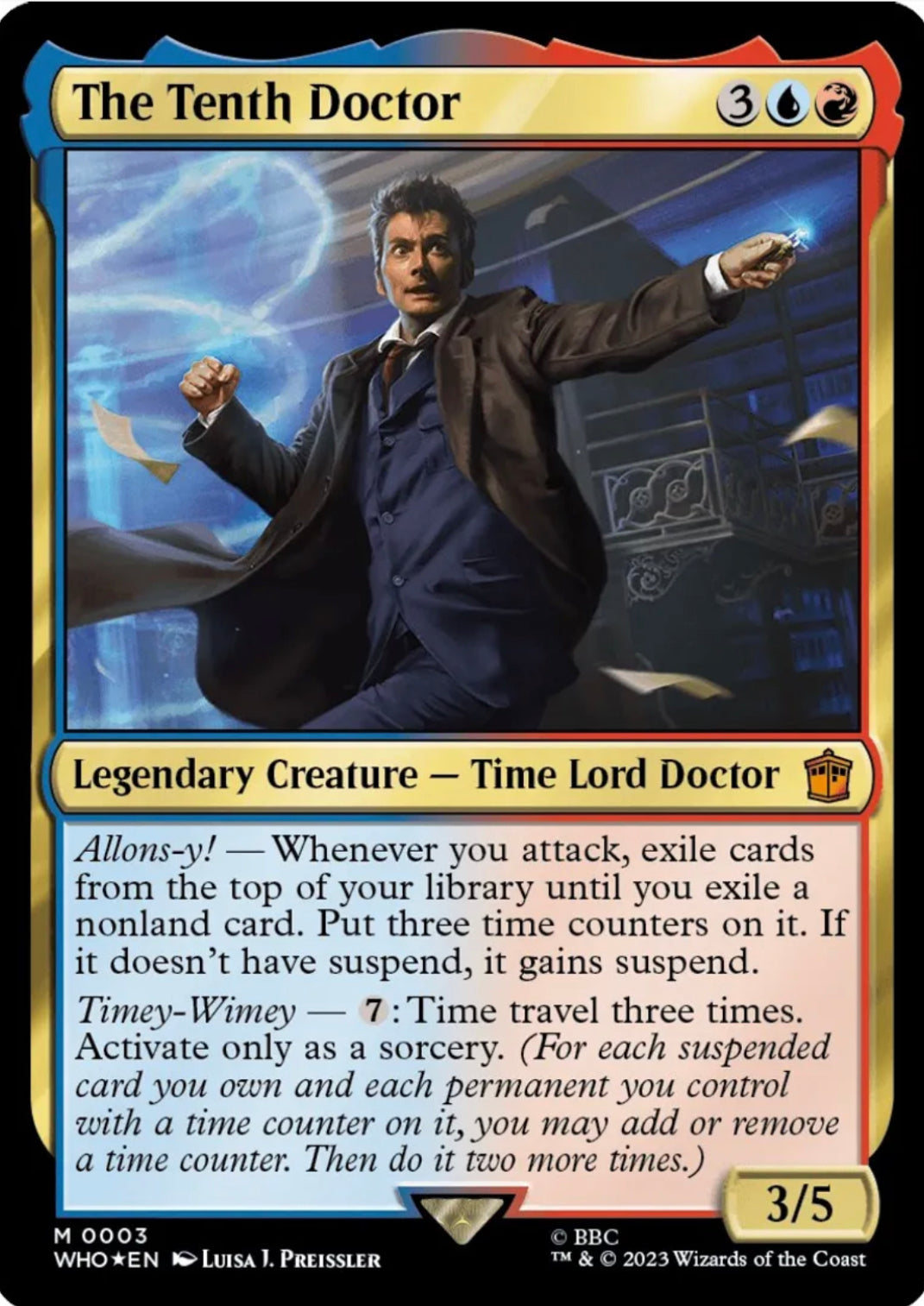Foil The Tenth Doctor - Universes Beyond: Doctor Who (WHO)