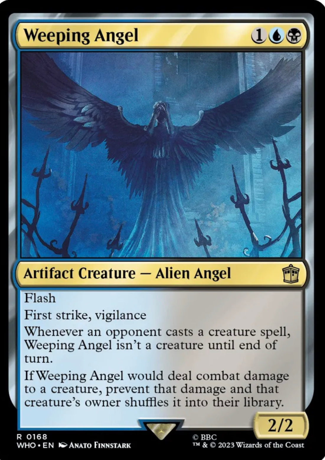 Angelo piangente Foil - Universi oltre: Doctor Who (OMS)