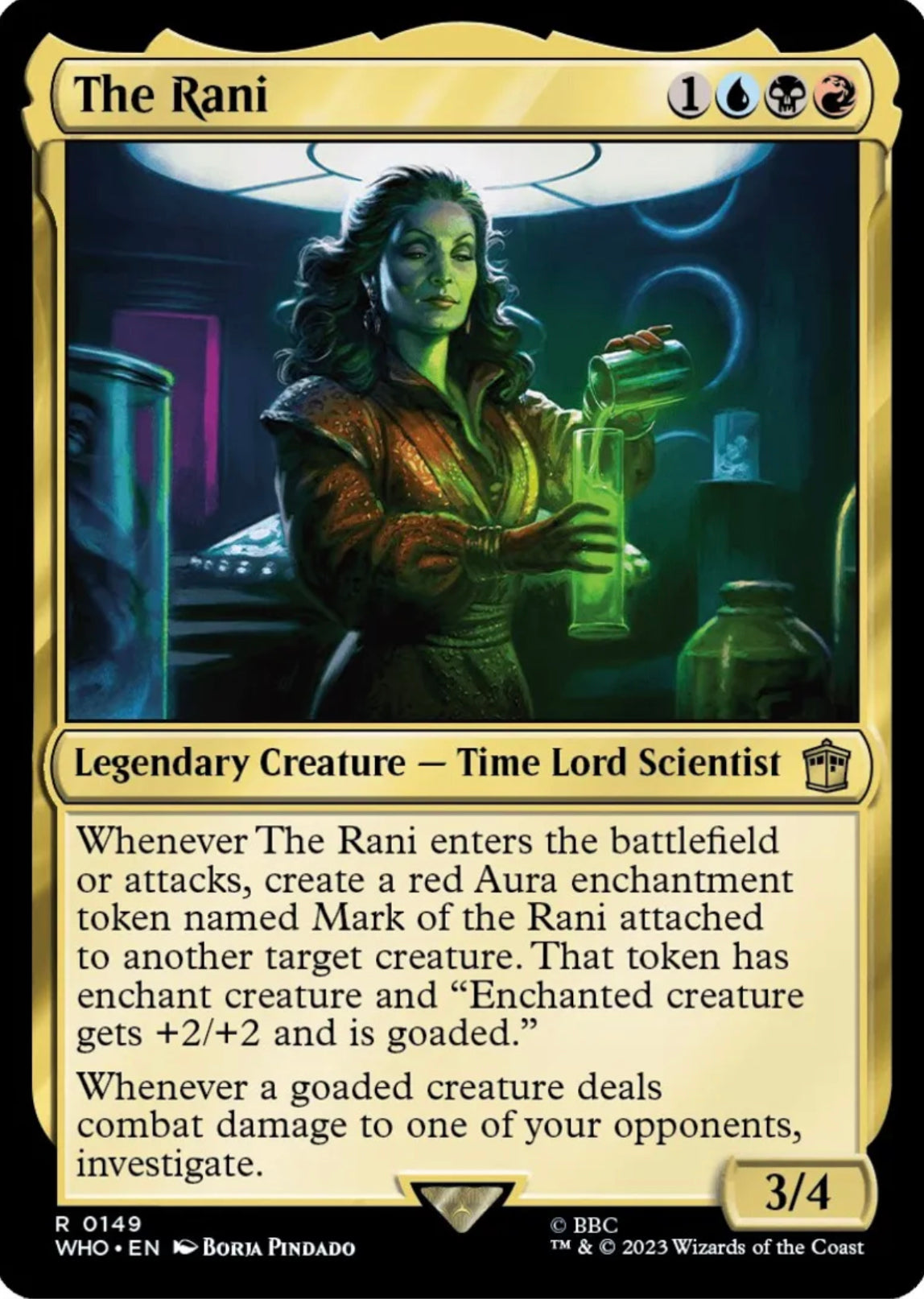 Foil The Rani - Universes Beyond: Doctor Who (WHO)