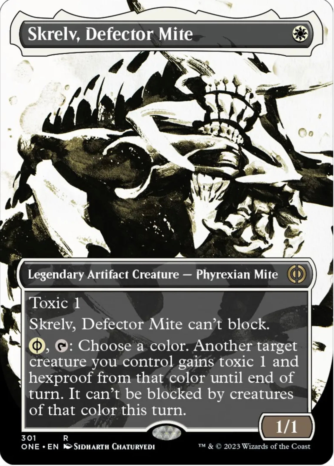 Skrelv, Defector Mite (Showcase) - Phyrexia: All Will Be One (ONE) - NM