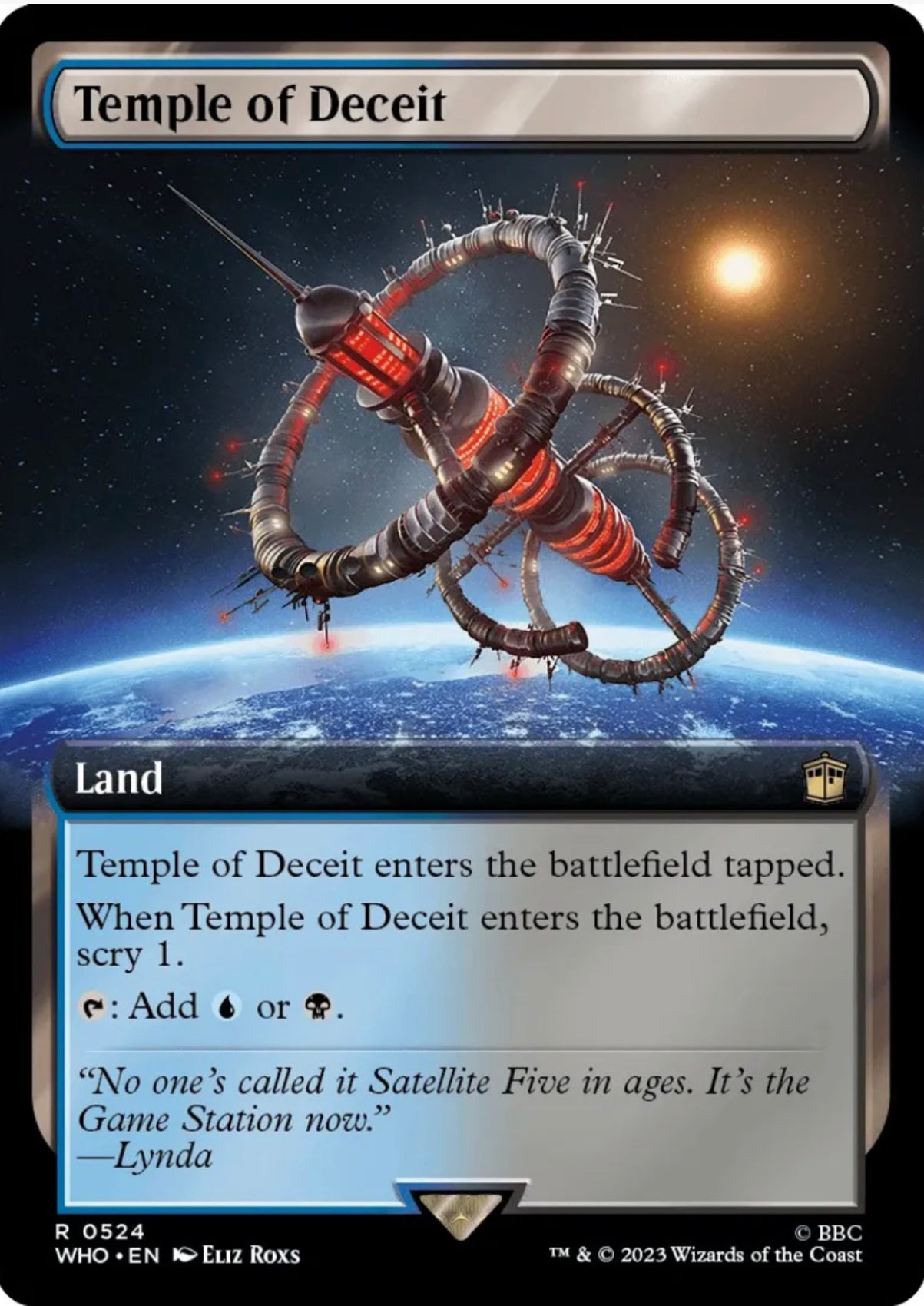 Temple of Deceit (Extended Art) - Universes Beyond: Doctor Who (WHO)