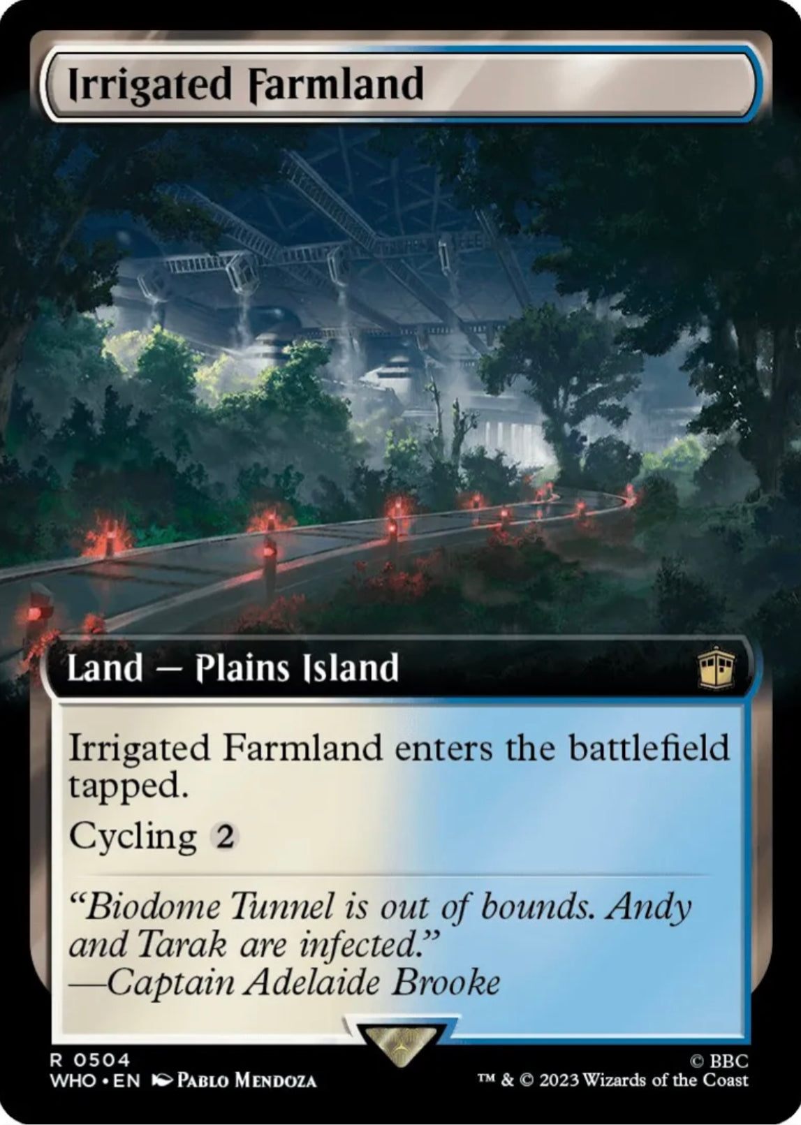 Foil Irrigated Farmland (Extended Art) - Universes Beyond: Doctor Who (WHO)