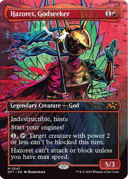 Hazoret, Godseeker (Borderless) - Aetherdrift (DFT) - NM