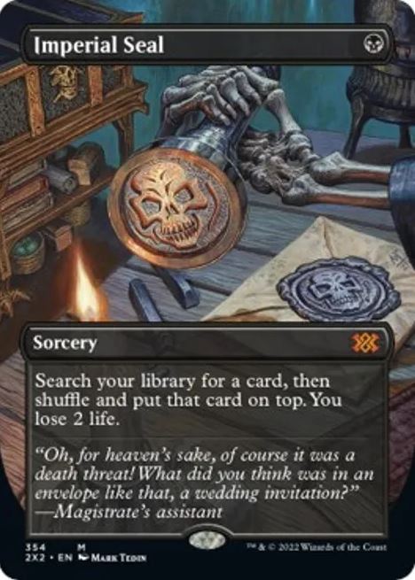 Imperial Seal (Borderless) - Double Masters 2022 (2X2) - NM