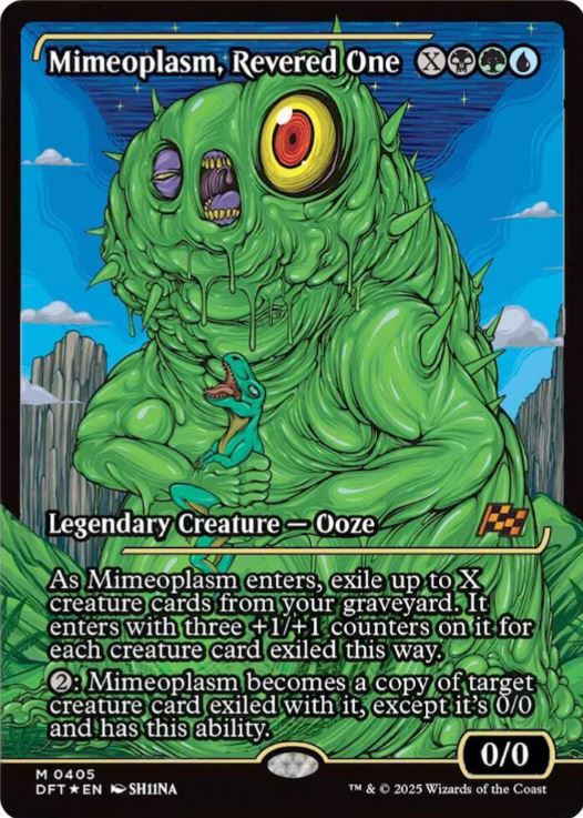 Foil Mimeoplasm, Revered One (Showcase) - Aetherdrift (DFT) - NM