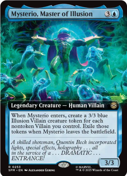 Foil Mysterio, Master of Illusion (Extended Art) - Marvel's Spider-Man (SPM) - NM