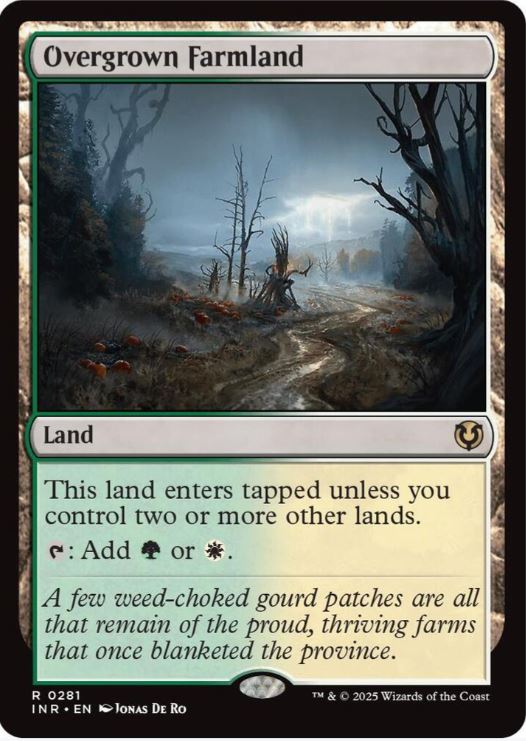 Foil Overgrown Farmland - Innistrad Remastered (INR) - NM
