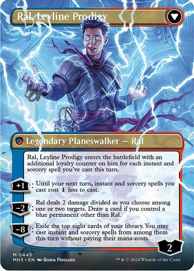 Ral, Monsoon Mage (Borderless) - Modern Horizons 3 (MH3) - NM