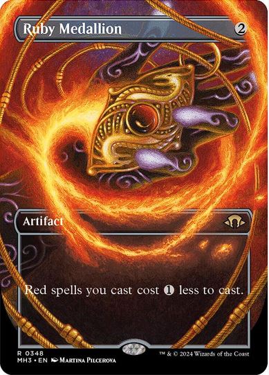 Ruby Medallion (Borderless) - Modern Horizons 3 (MH3) - NM