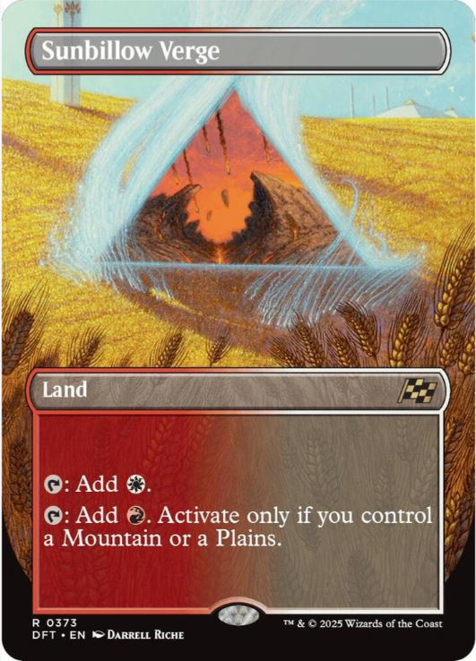 Sunbillow Verge (Borderless) - Aetherdrift (DFT) - NM