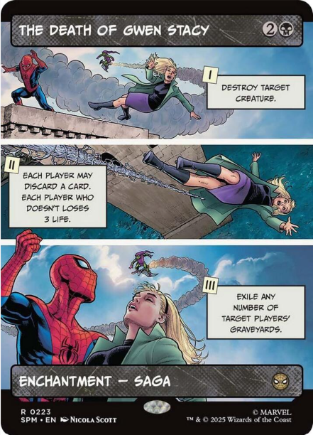 The Death of Gwen Stacy (Borderless) - Marvel's Spider-Man (SPM) - NM