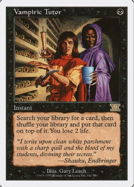 Vampiric Tutor - Classic Sixth Edition (6ED) - NM