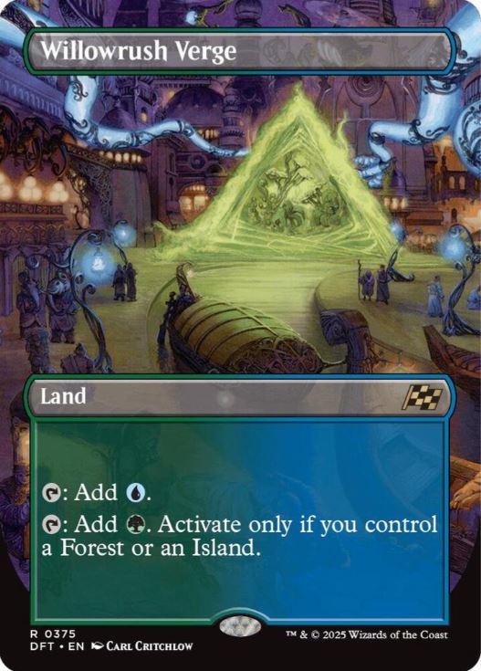 Foil Willowrush Verge (Borderless) - Aetherdrift (DFT) - NM