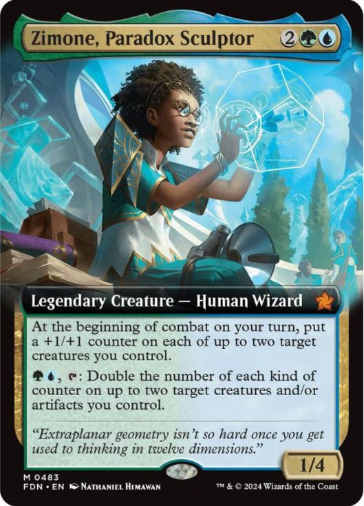 Zimone, Paradox Sculptor (Extended Art) - Foundations (FDN) - NM