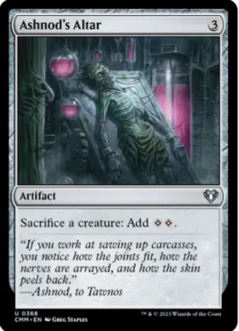 Folie Ashnods Altar – Commander Masters (CMM) – NM