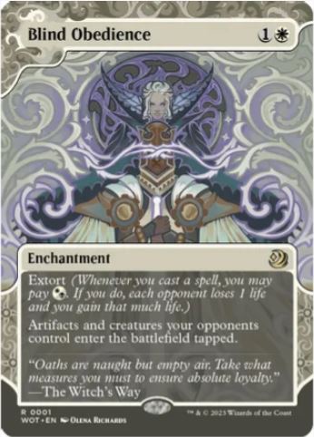 Blind Obedience - Wilds of Eldraine: Enchanting Tales (WOT) - NM