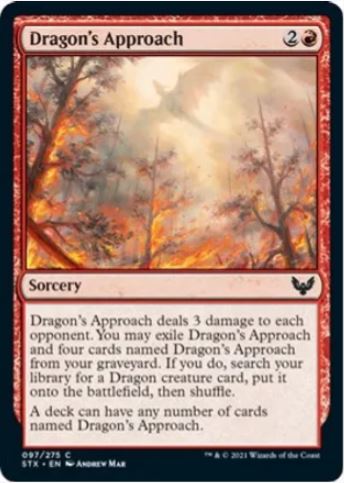 Dragon's Approach - Strixhaven: School of Mages (STX) - NM