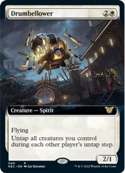 Drumbellower (Extended Art) - Commander: Kamigawa: Neon Dynasty (NEC) - NM