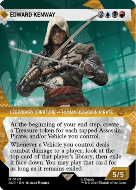 Foil Edward Kenway (Showcase) - Universes Beyond: Assassin's Creed (ACR) - NM