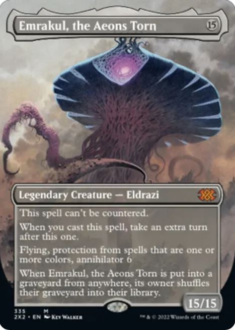 Foil Emrakul, the Aeons Torn (Borderless) - Double Masters 2022 (2X2) - NM
