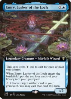 Emry, Lurker of the Loch (Extended Art) - Throne of Eldraine (ELD) - NM