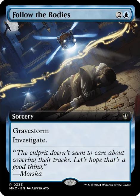 Follow the Bodies (Extended Art) - Commander: Murders at Karlov Manor (MKC) - NM