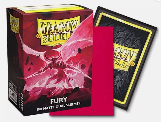 Dragon Shield Dual Matte Standard Sleeves - Fury (100-Pack)