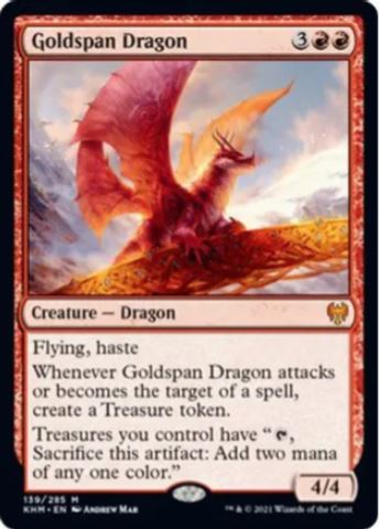 Goldspan Dragon – Kaldheim (KHM) – NM