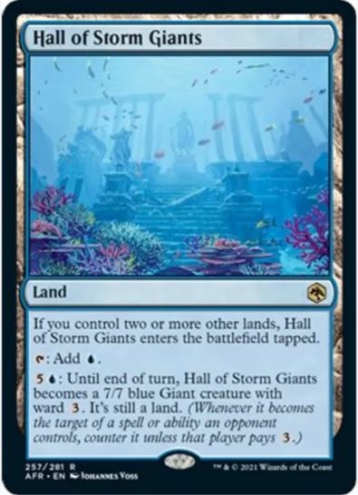 Hall of Storm Giants - Adventures in the Forgotten Realms (AFR) - NM