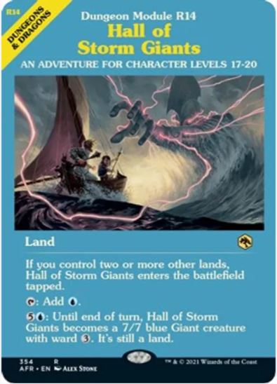 Hall of Storm Giants (Dungeon Module) - Adventures in the Forgotten Realms (AFR) - NM