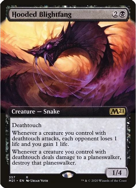 Zannamorta con cappuccio (Arte estesa) - Set Base 2021 (M21) - NM