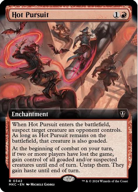 Hot Pursuit (Arte estesa) - Comandante: Omicidi a Karlov Manor (MKC) - NM